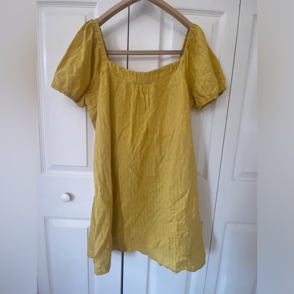 Baevely mustard yellow dress size L